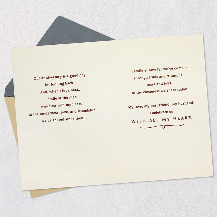 Hallmark I Celebrate Us Anniversary Card For Husband