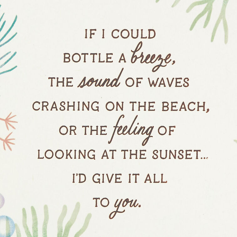 Hallmark I'd Bottle The Beach For You Birthday Card
