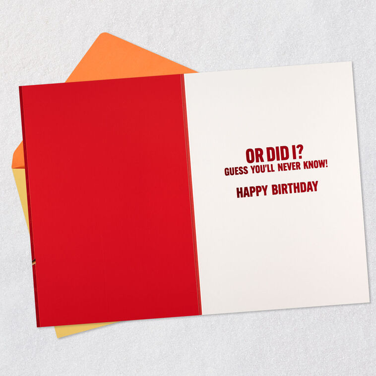 Hallmark I Did Not Fart Or Did I? Funny Birthday Card