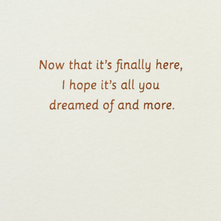 Hallmark I Hope It's All You Dreamed Of And More Wedding Card For Daughter