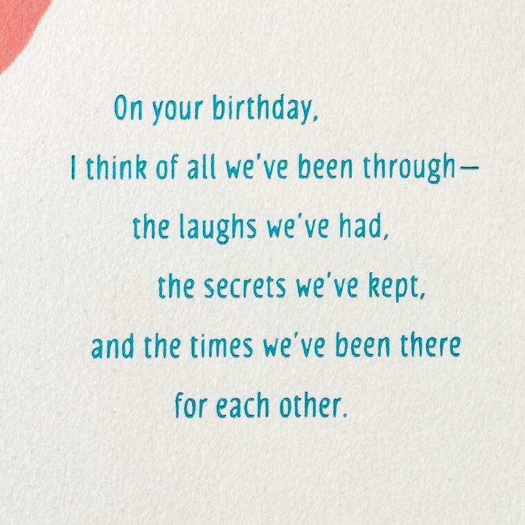 Hallmark I Love Celebrating You Birthday Card For Sister