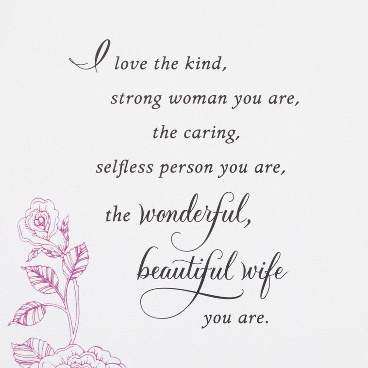 Hallmark I Love Everything About You Birthday Card For Wife