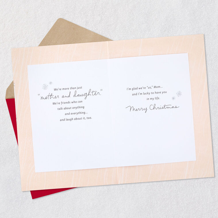 Hallmark I Love That We're Close Christmas Card For Mom From Daughter