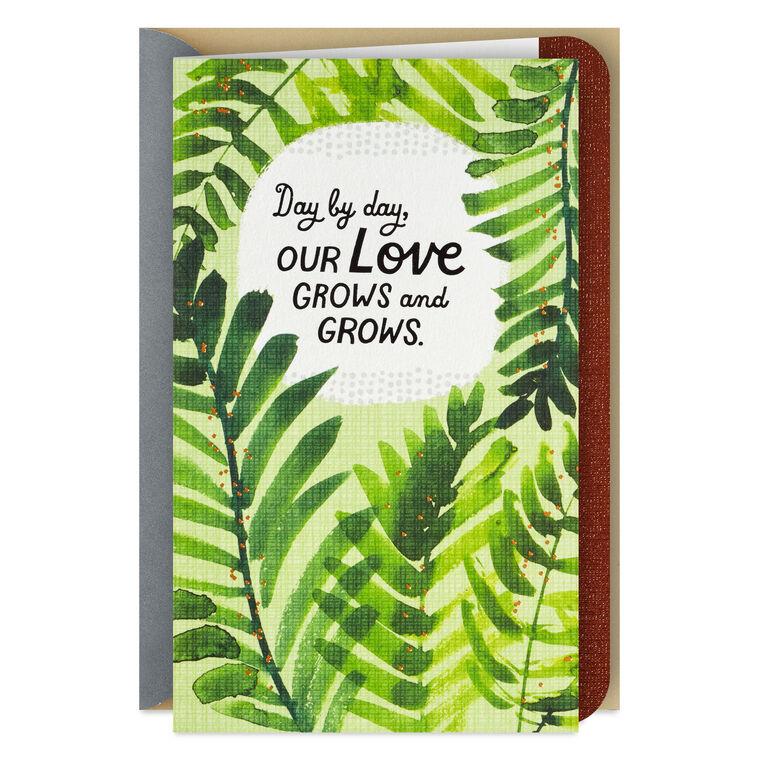 hallmark I Love You More and More Every Day Love Card