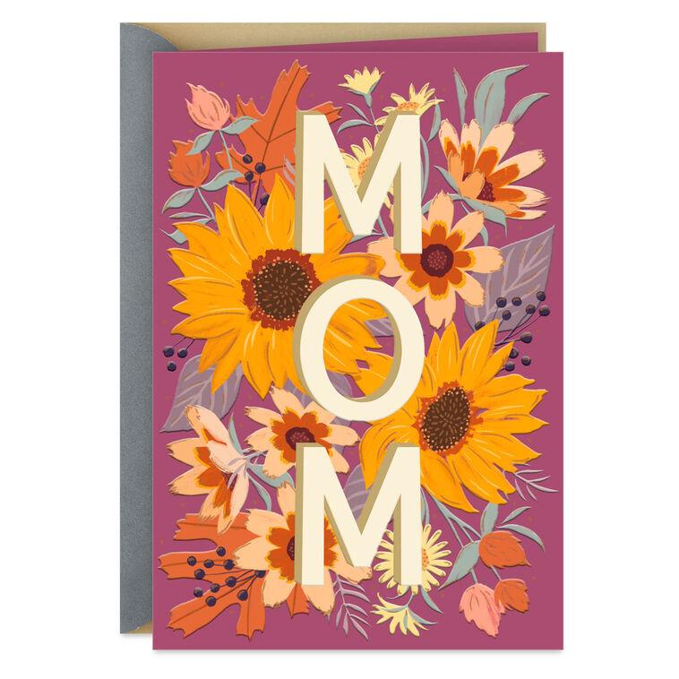 hallmark I Love You Very Much Thanksgiving Card for Mom