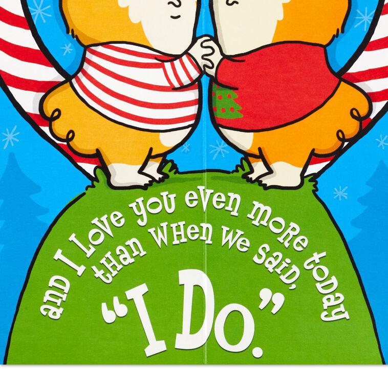 Hallmark I Love You When Funny Pop-Up Christmas Card For Husband