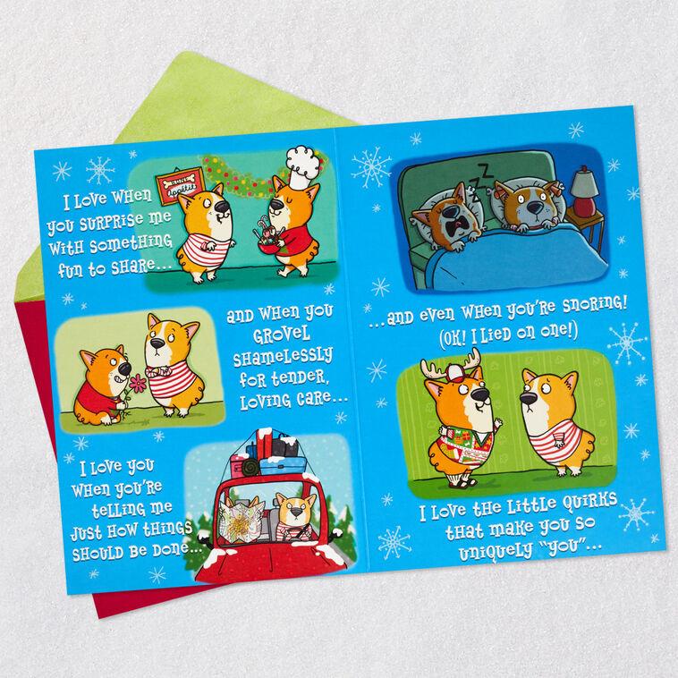 Hallmark I Love You When Funny Pop-Up Christmas Card For Husband