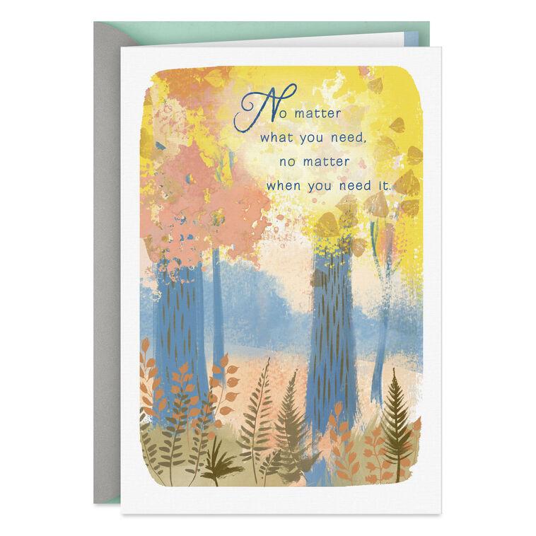hallmark I'm Always Here for You Encouragement Card