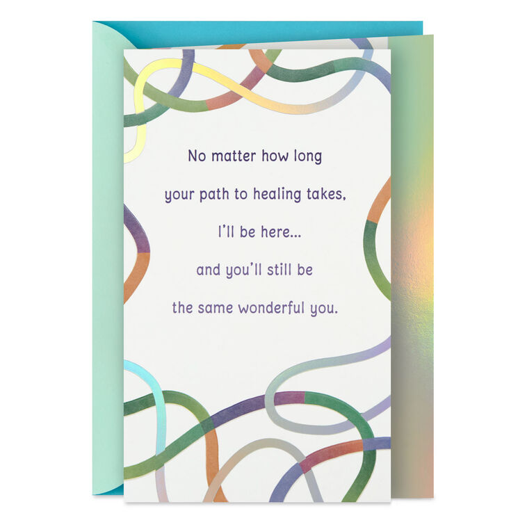 hallmark I'm Here for You on Your Path to Healing Get Well Card