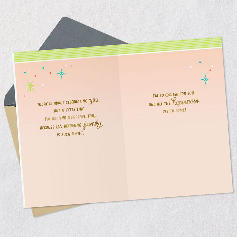 Hallmark I'm So Excited For You Bridal Shower Card For Daughter-in-Law