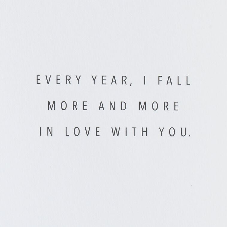 Hallmark I'm So In Love With You Romantic Anniversary Card