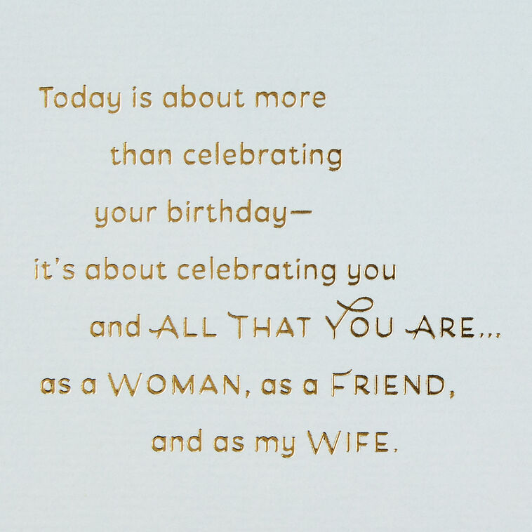 Hallmark I'm The Luckiest Man Birthday Card For Wife