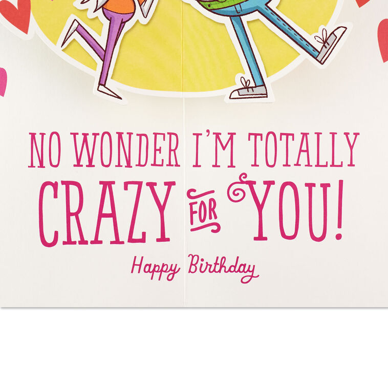 Hallmark I’m Totally Crazy For You Birthday Card For Wife