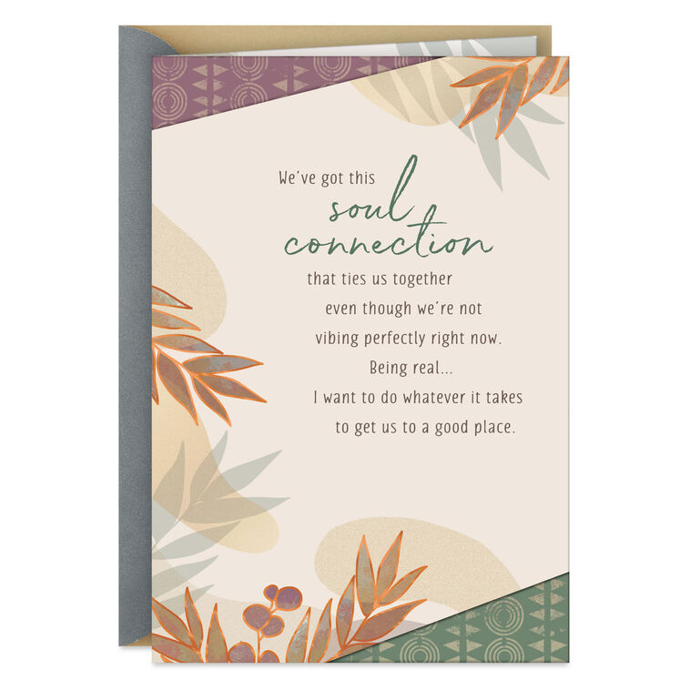 hallmark I Want to Get Us Back to a Good Place Card