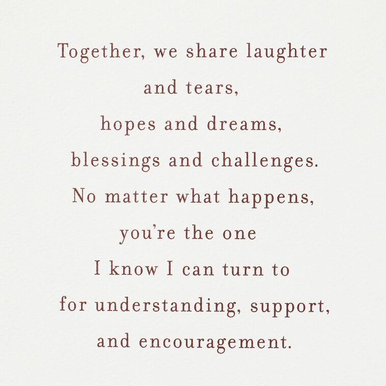 Hallmark I Want You By My Side Anniversary Card For Husband