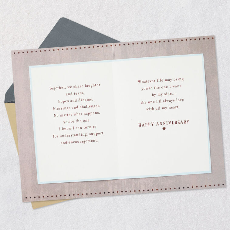 Hallmark I Want You By My Side Anniversary Card For Husband