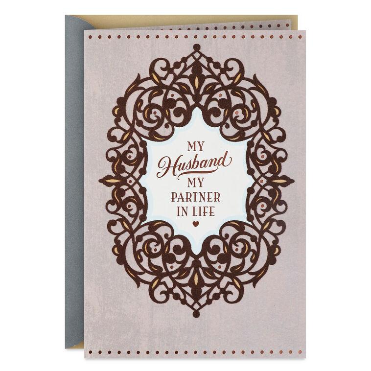 hallmark I Want You By My Side Anniversary Card for Husband