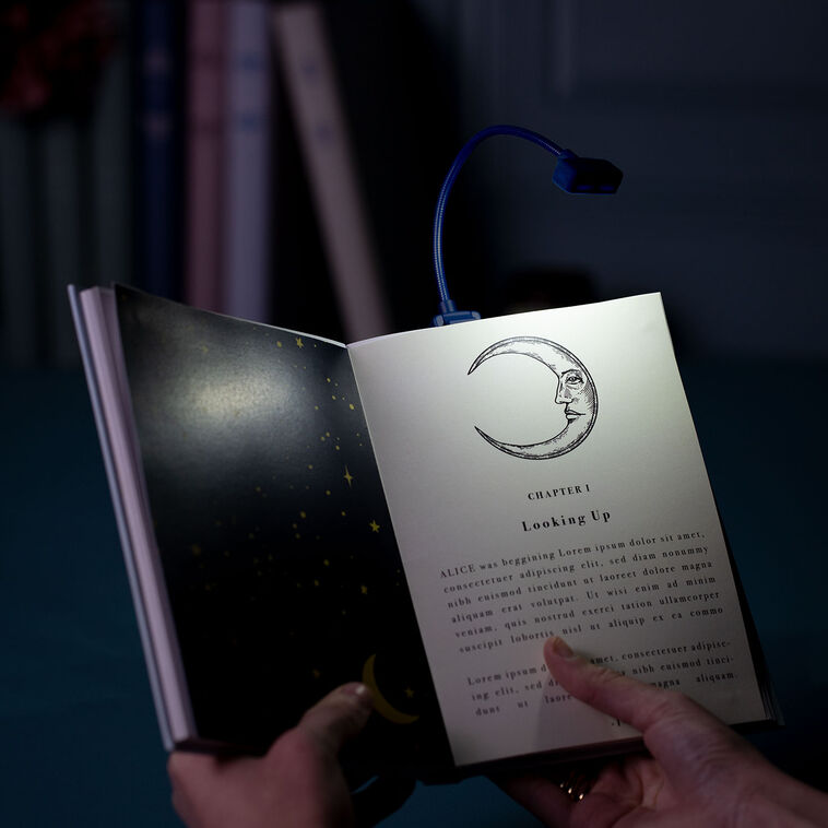 Hallmark IF USA Moon And Stars Book Lover's Reading Light