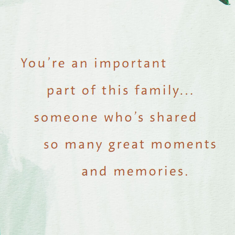 Hallmark Important Part Of The Family Birthday Card For Uncle