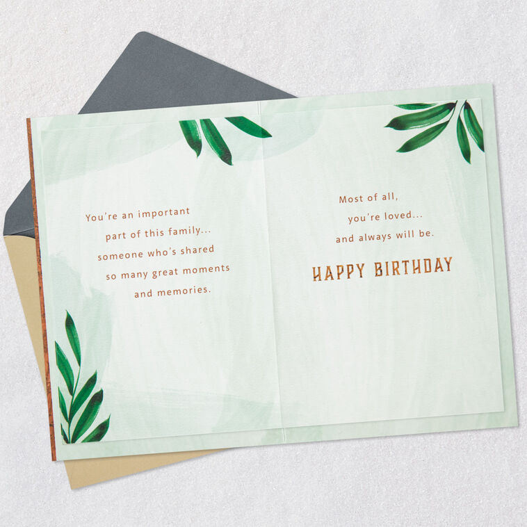 Hallmark Important Part Of The Family Birthday Card For Uncle