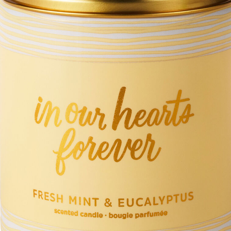 Hallmark In Our Hearts Forever Fresh Mint & Eucalyptus Scented Jar Candle 7 Oz
