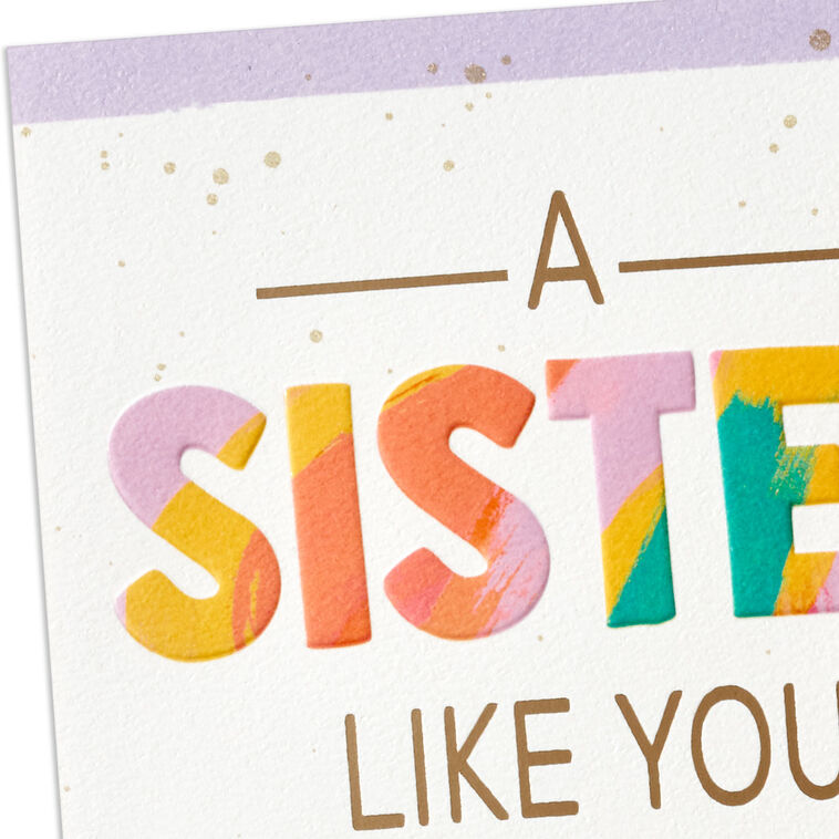 Hallmark Incredible Person I Admire Birthday Card For Sister