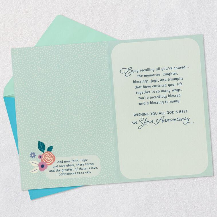 Hallmark Incredibly Blessed Religious Anniversary Card