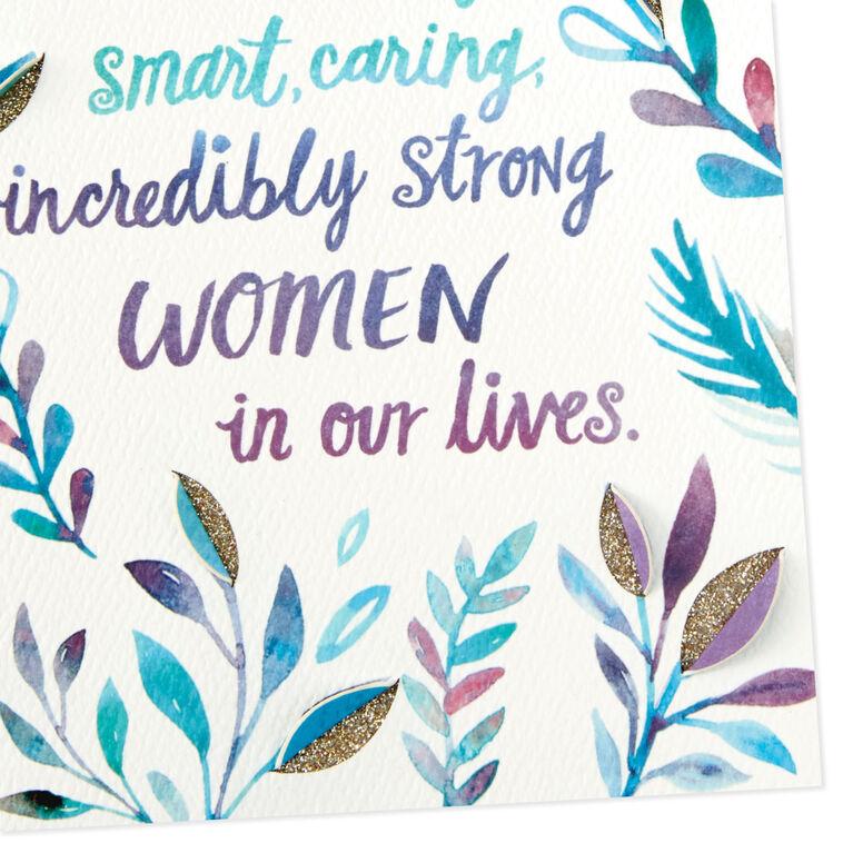 Hallmark Incredibly Strong Woman Birthday Card For Her
