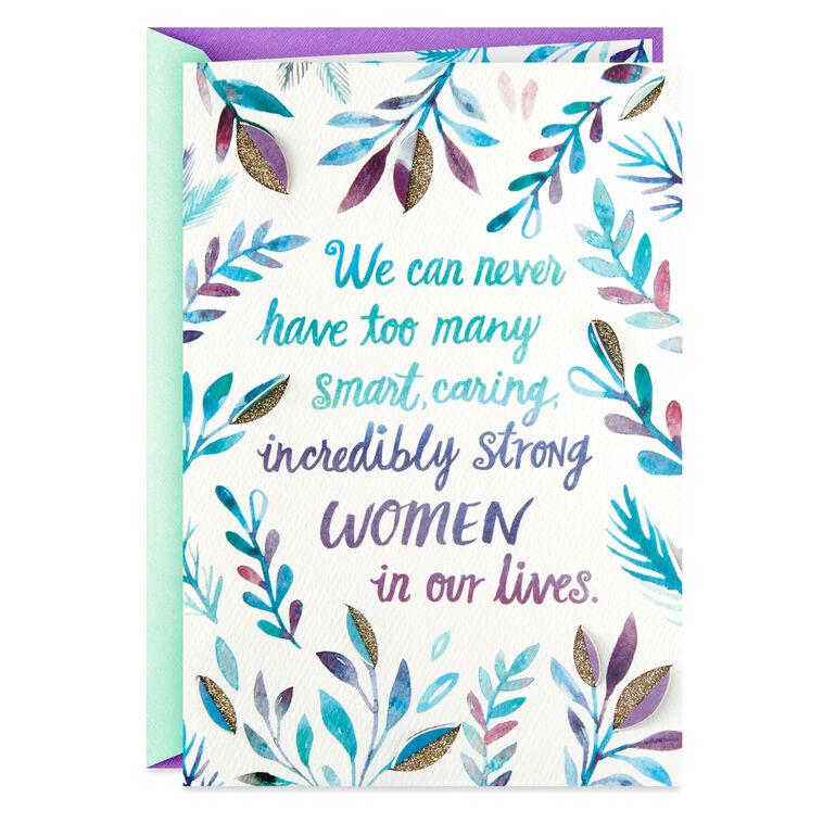 hallmark Incredibly Strong Woman Birthday Card for Her