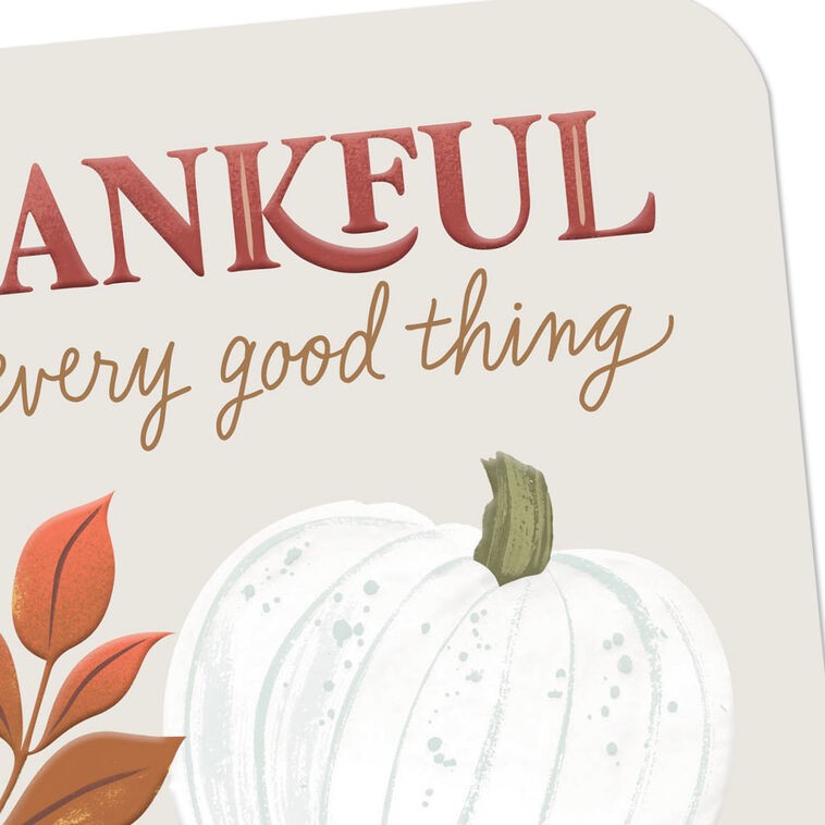 Hallmark Incredibly Thankful For The Goodness You Bring Thanksgiving Card