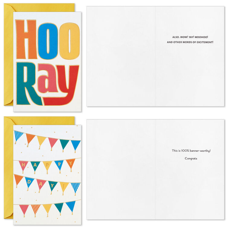 Hallmark Inspired Modern Boxed Assorted Congratulations Cards Pack Of 24