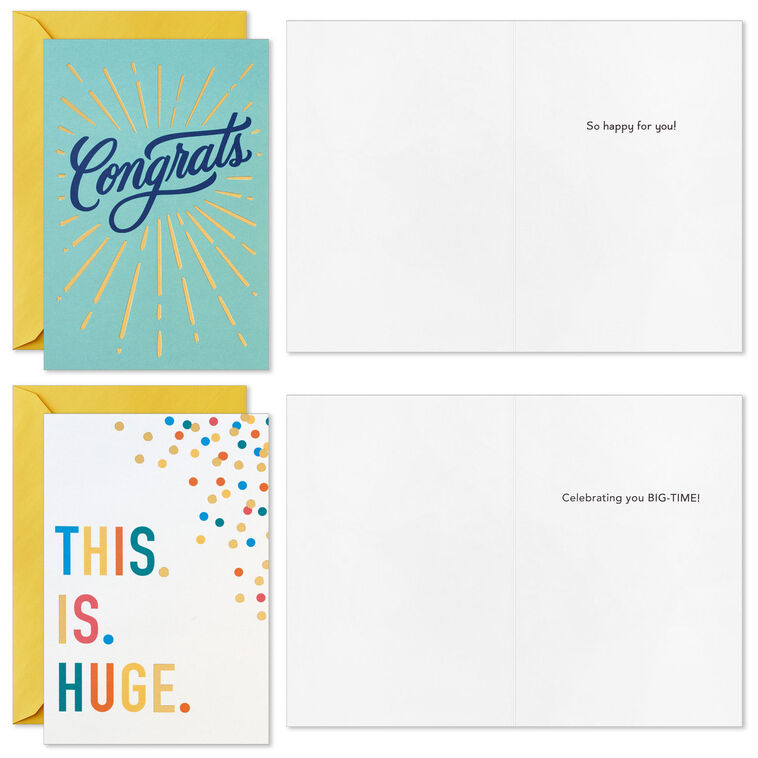 Hallmark Inspired Modern Boxed Assorted Congratulations Cards Pack Of 24