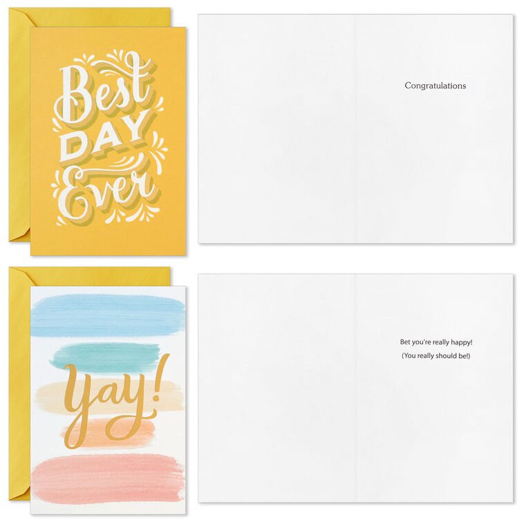 Hallmark Inspired Modern Boxed Assorted Congratulations Cards Pack Of 24