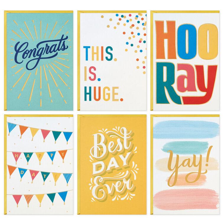 hallmark Inspired Modern Boxed Assorted Congratulations Cards Pack of 24