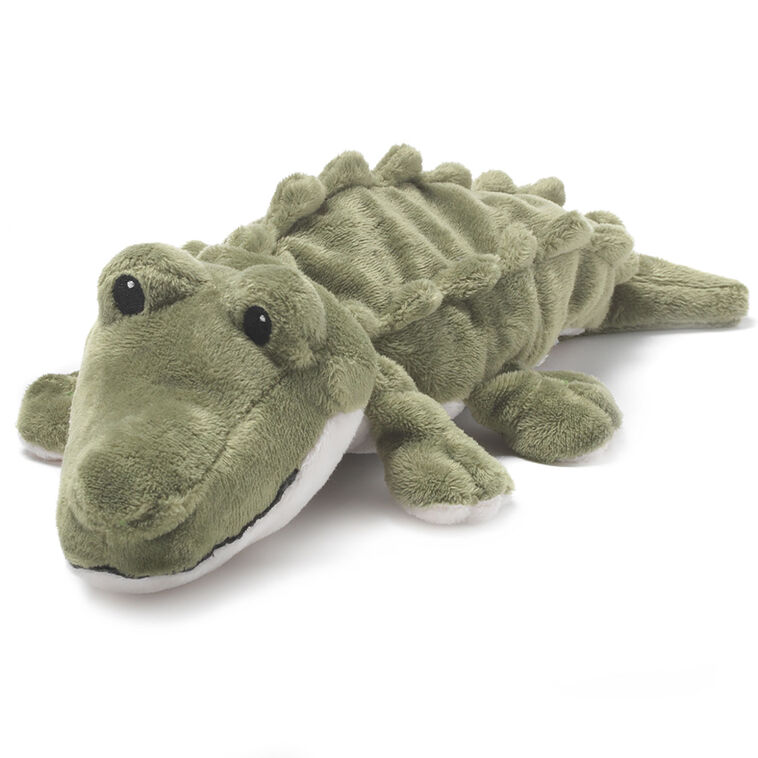 hallmark Intelex Warmies Alligator Junior Scented Stuffed Animal 11"
