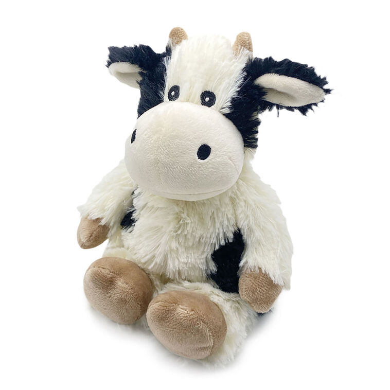 hallmark Intelex Warmies Black and White Cow Scented Stuffed Animal 9"