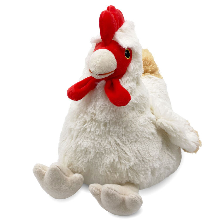 hallmark Intelex Warmies Chicken Scented Stuffed Animal 10"