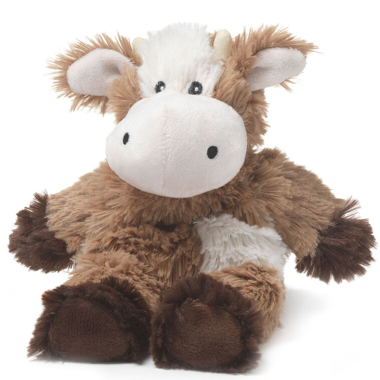 hallmark Intelex Warmies Cow Junior Scented Stuffed Animal 9"