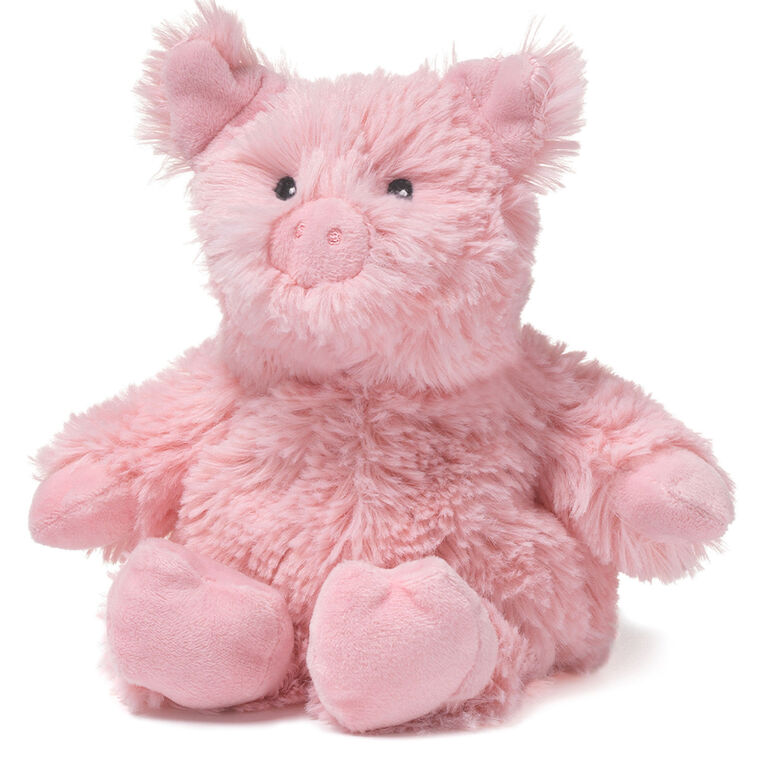 hallmark Intelex Warmies Pig Junior Scented Stuffed Animal 9"