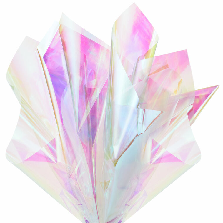 Hallmark Iridescent Cellophane Tissue Paper 4 Sheets