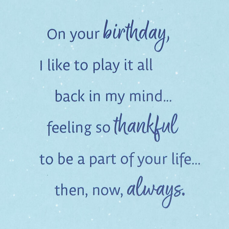 Hallmark It All Went By So Fast Birthday Card For Son