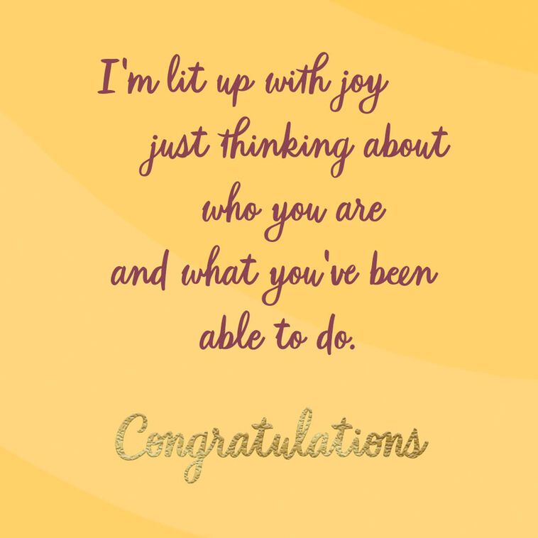 Hallmark It's A Blessing To Know Someone Like You Congratulations Card