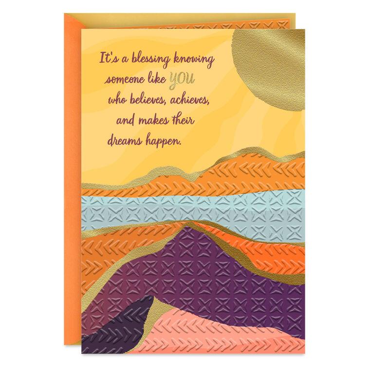 hallmark It's a Blessing to Know Someone Like You Congratulations Card