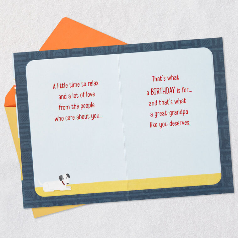 Hallmark It's Your Day Birthday Card For Great-Grandpa