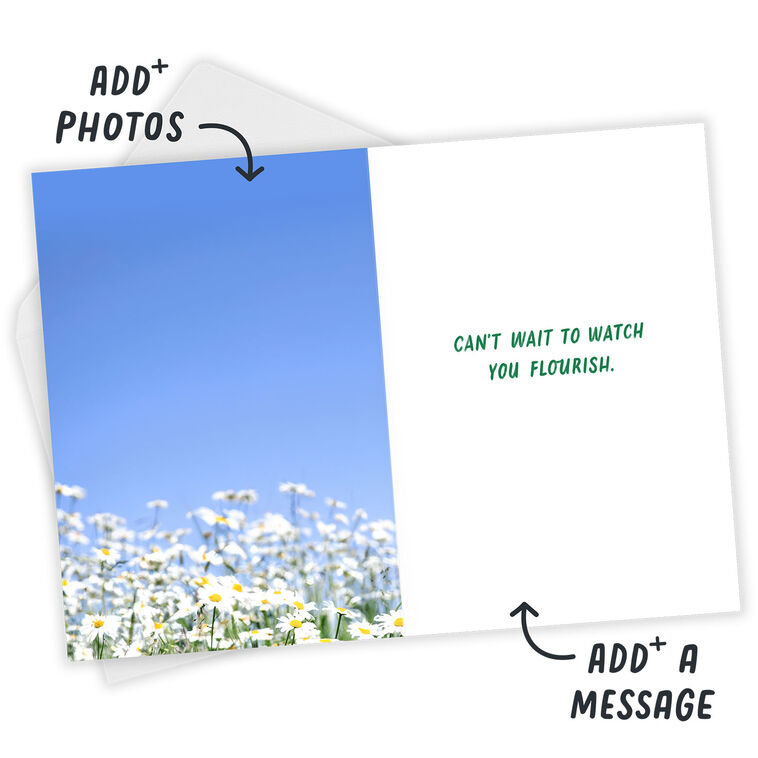 Hallmark It's Your Time To Bloom Custom Encouragement Card