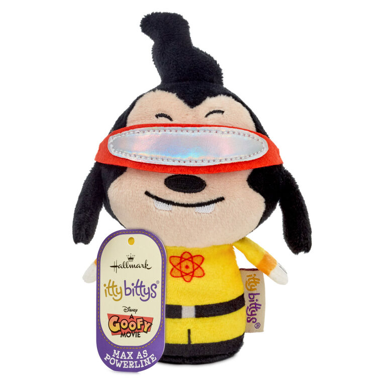 Hallmark Itty Bittys® Disney Goofy Movie Max As Powerline Plush
