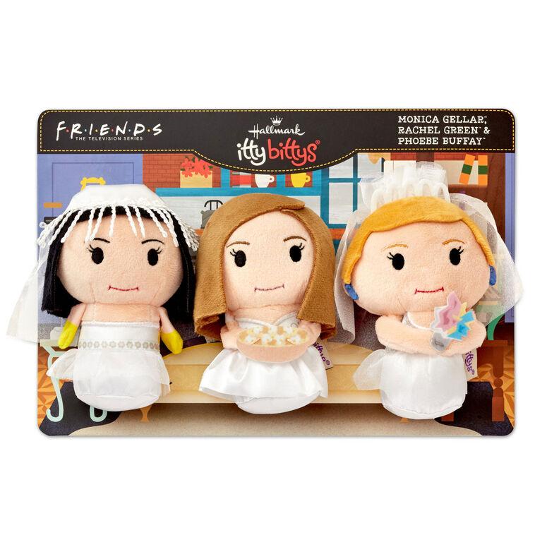 Hallmark Itty Bittys® Friends Monica Rachel And Phoebe In Wedding Dresses Plush Set Of 3