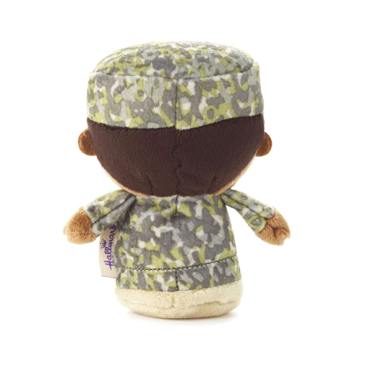 Hallmark Itty Bittys® Green Camo African-American Boy Plush