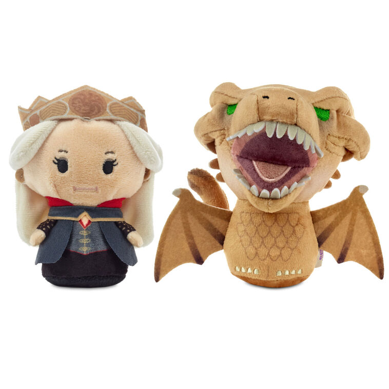 hallmark itty bittys® House of the Dragon™ Rhaenyra™ and Syrax™ Plush Set of 2