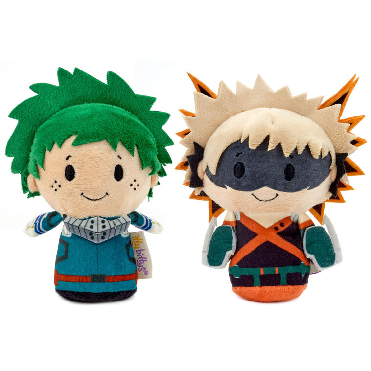 hallmark itty bittys® My Hero Academia Deku and Bakugo Plush Set of 2